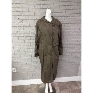 Vintage Raingear Women’s Double Breasted Trench Coat with Removable Lining Size6